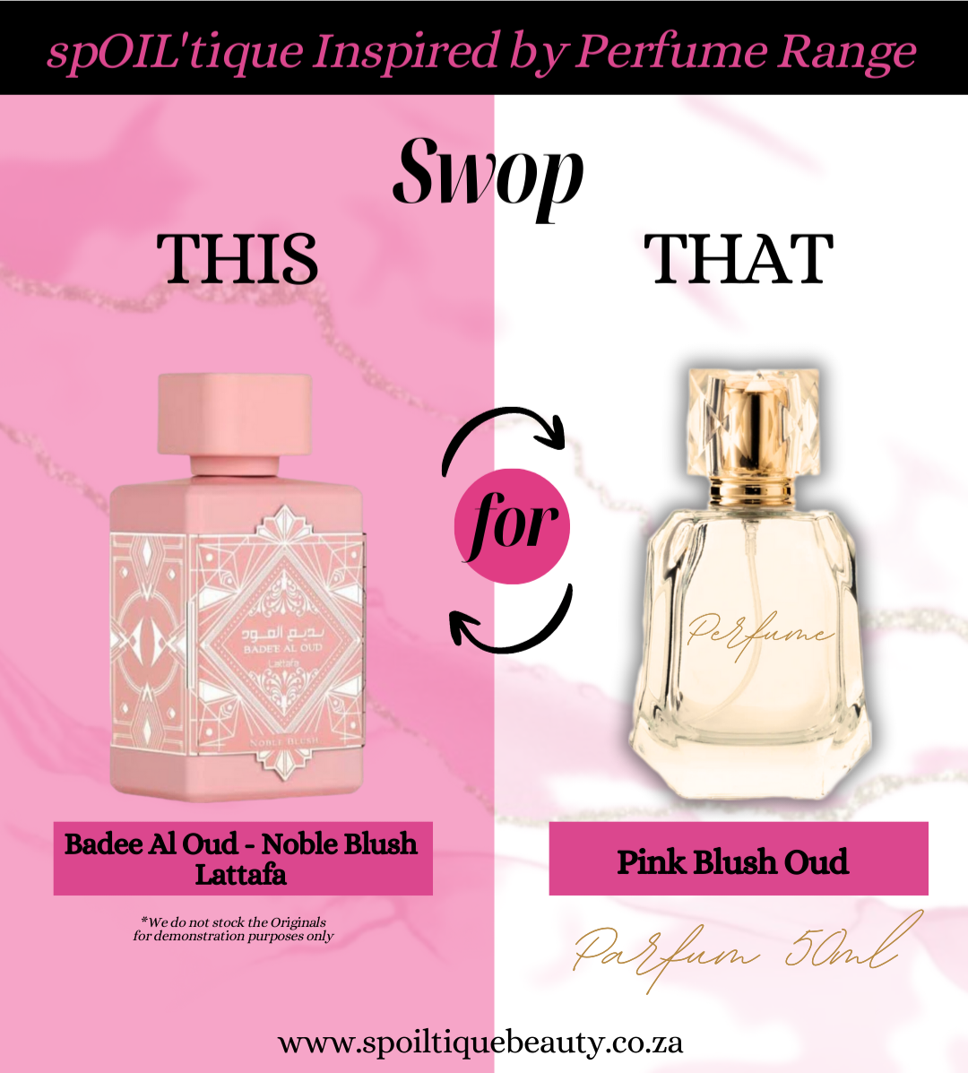 Pink Blush Oud Parfum - Inspired by Badee Al Oud, Noble Blush - Lataffa