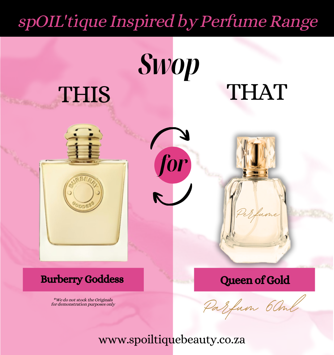 Queen of Gold Parfum ~ Inspired by Burberry Goddess