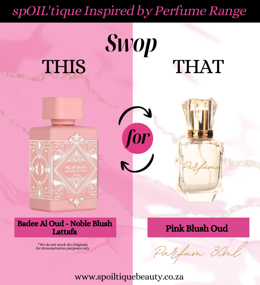 Pink Blush Oud Parfum - Inspired by Badee Al Oud, Noble Blush - Lataffa