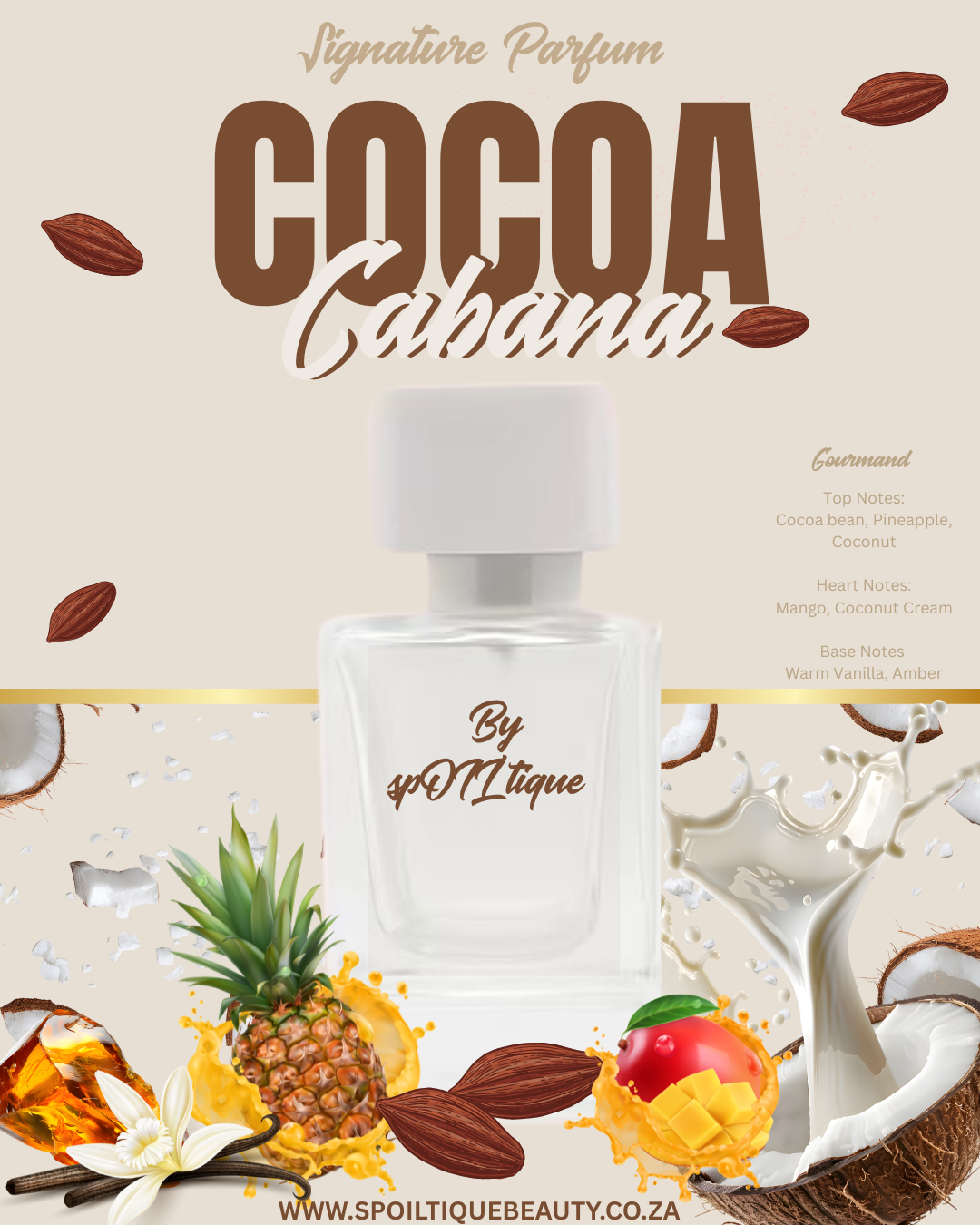 Cocoa Cabana ~ Signature Parfum by spOIL'tique