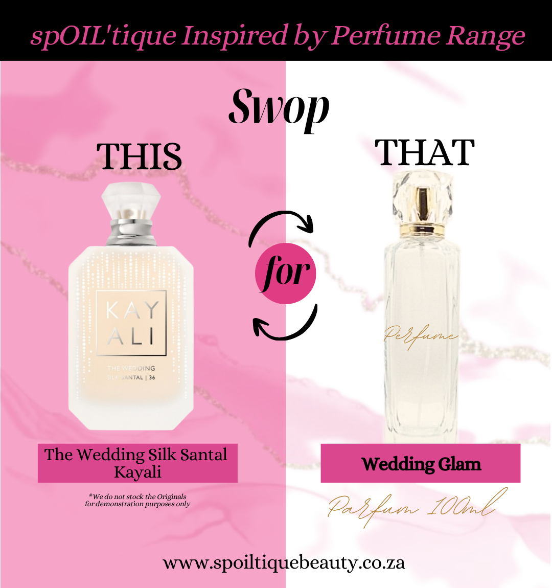 Wedding Glam Parfum ~ Inspired by The Wedding Silk Santal Kayali