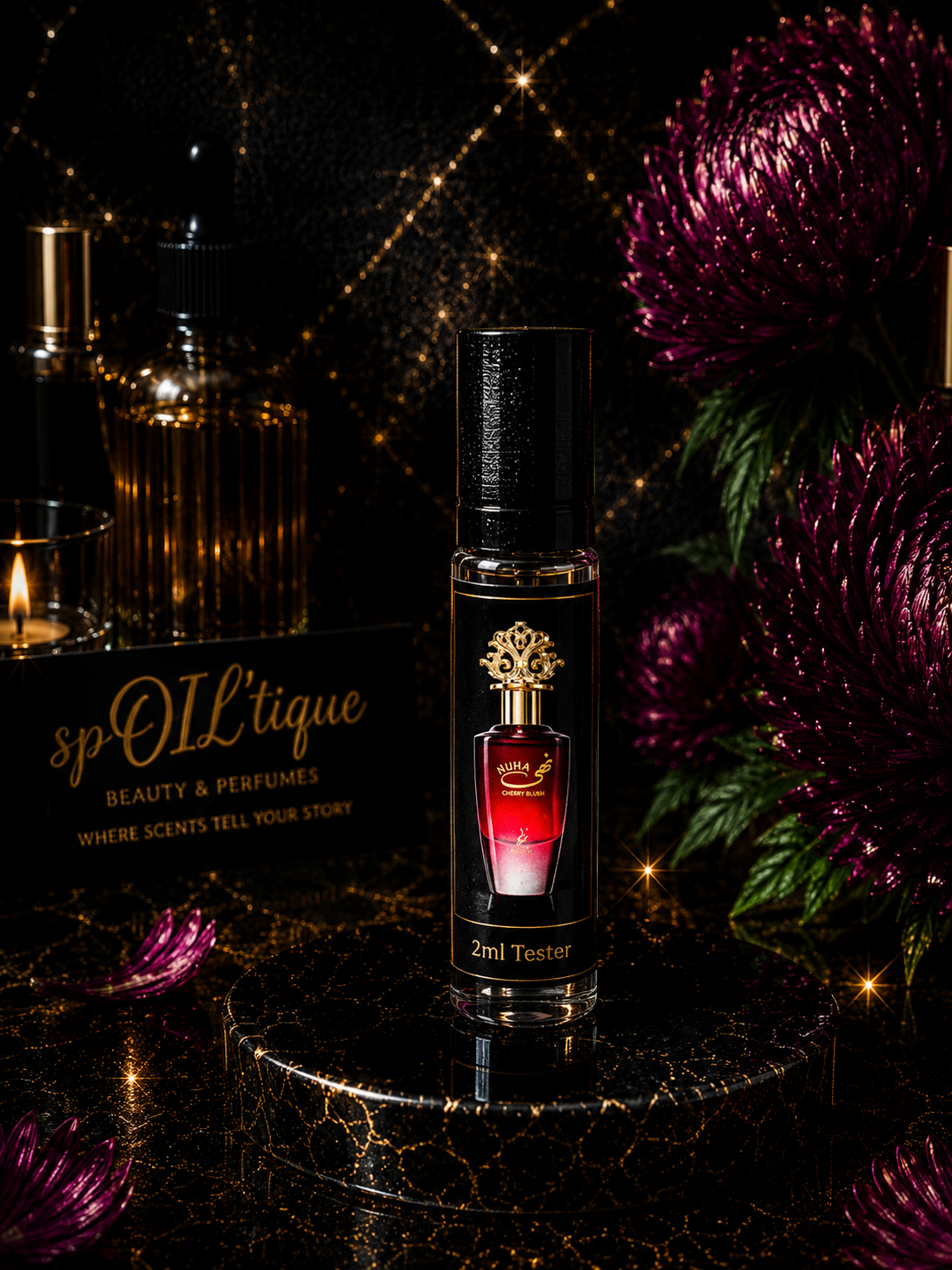 Nuha Cherry Blush Perfume Tester | Khadlaj