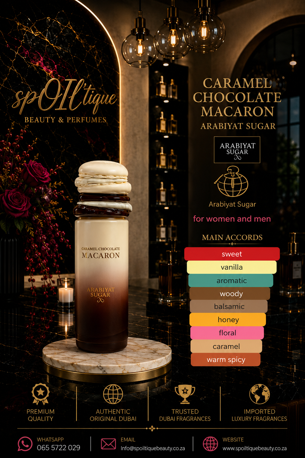 Caramel Chocolate Macoron ~ Arabiyat Sugar Perfume