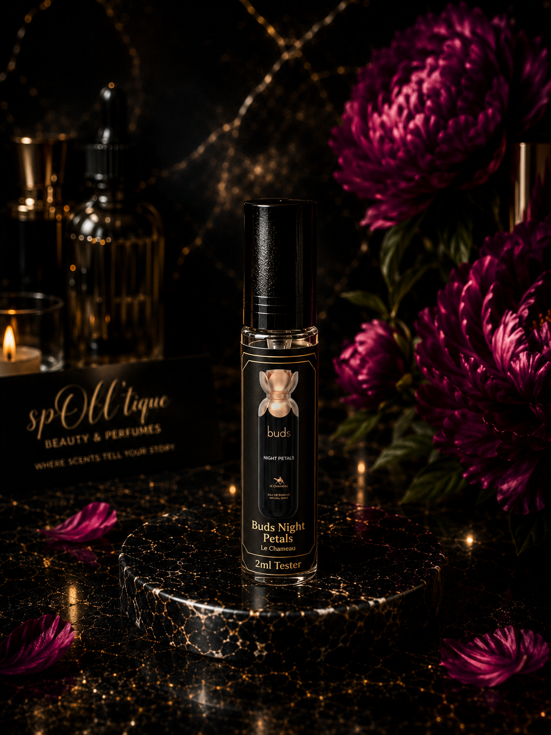 Buds Night Petals Perfume Tester | Le Chameau