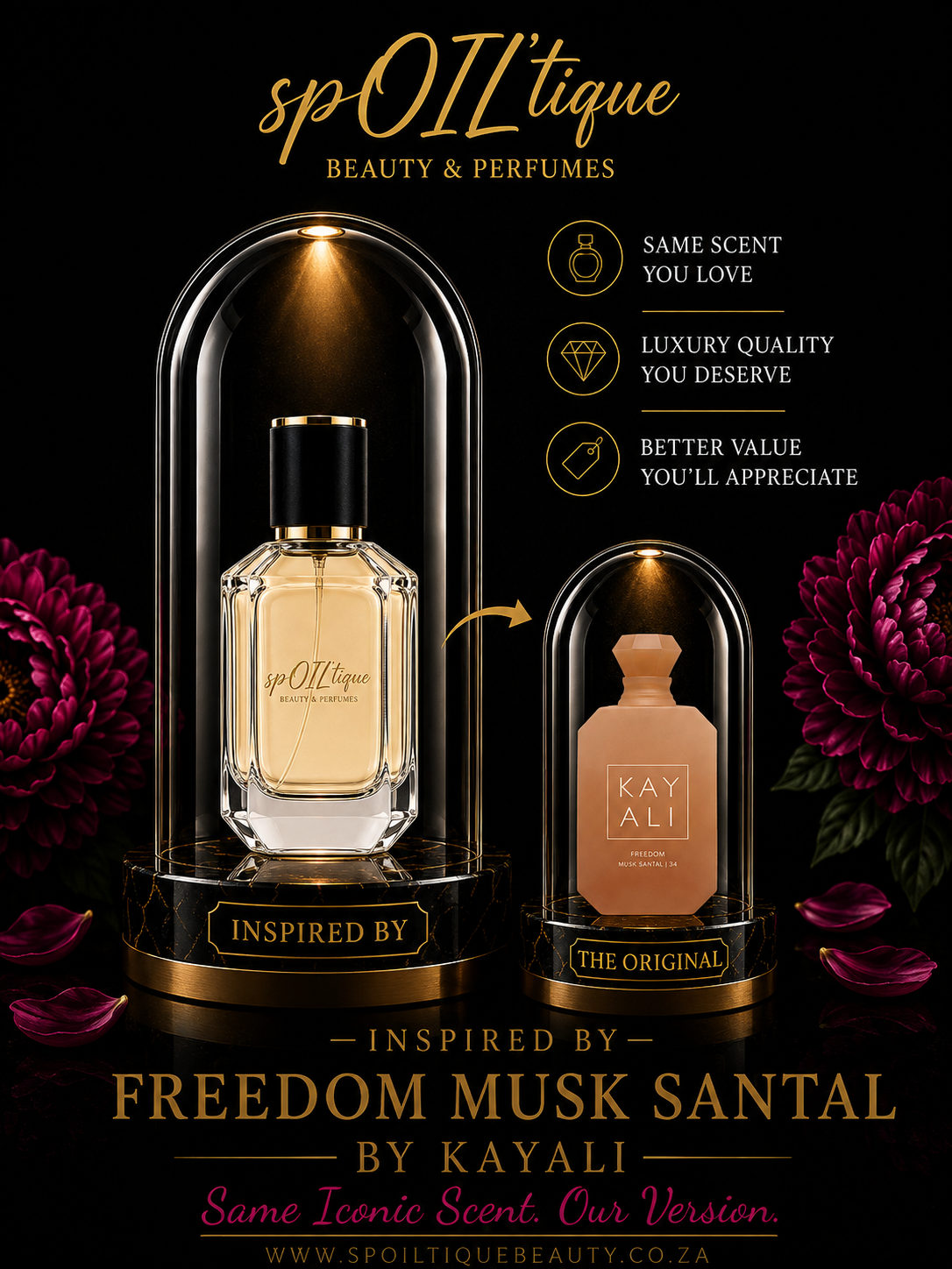 Inspired by | Freedom Musk Santal Kayali Perfume