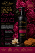 Gourmand Vanilla & Biscoff Body Wash – 120ml | spOIL'tique