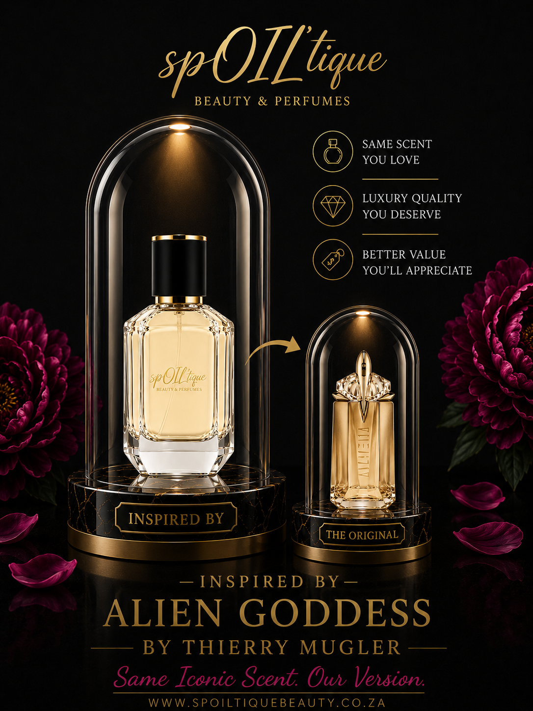 Inspired by | Alien Goddess Thierry Mugler Perfume