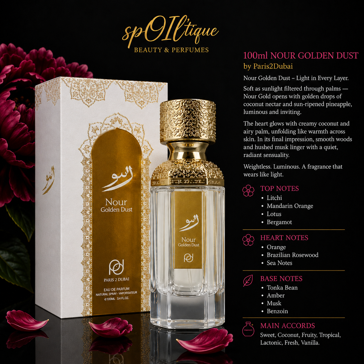 Nour Golden Dust Perfume | Paris2Dubai