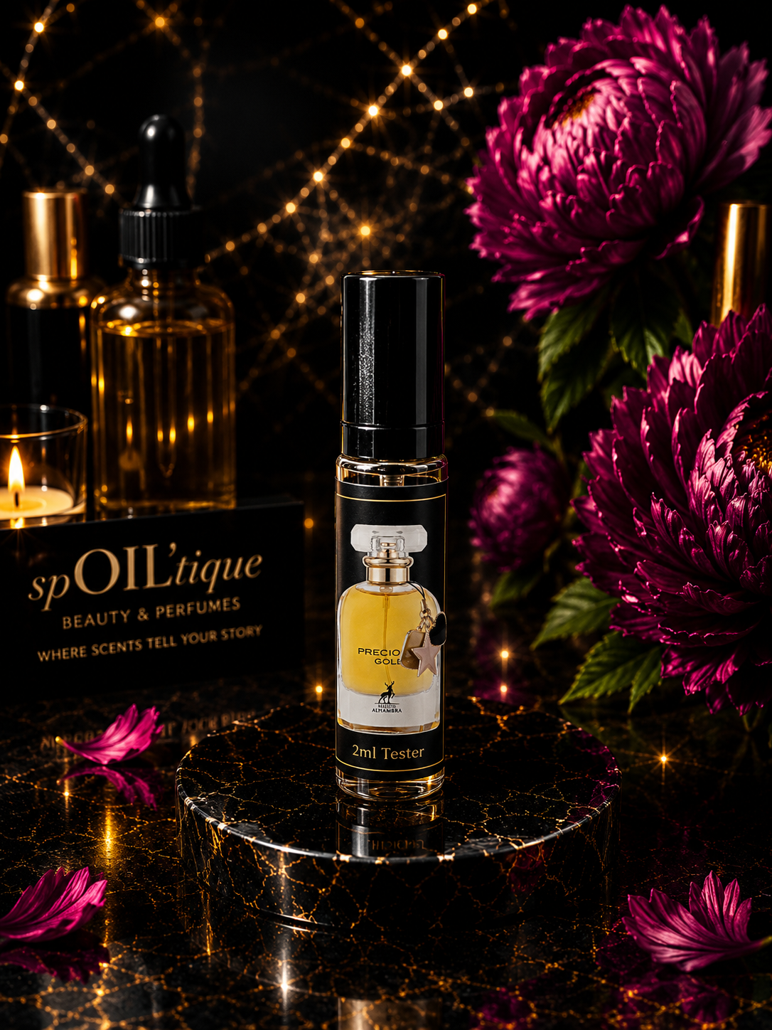 Precious Gold Perfume Tester | Maison Alhambra