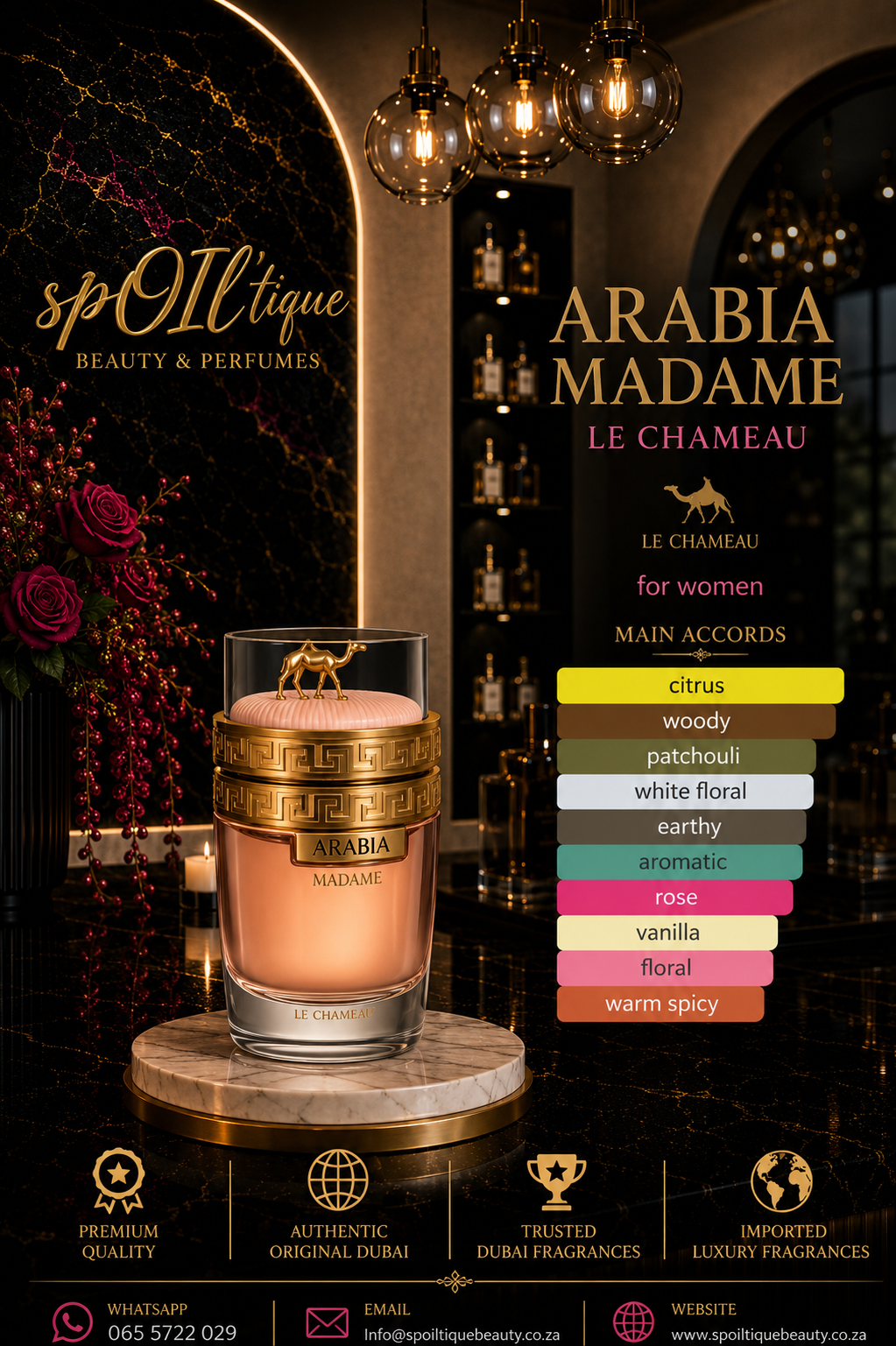 Arabia Madame ~ Le Chameau Perfume