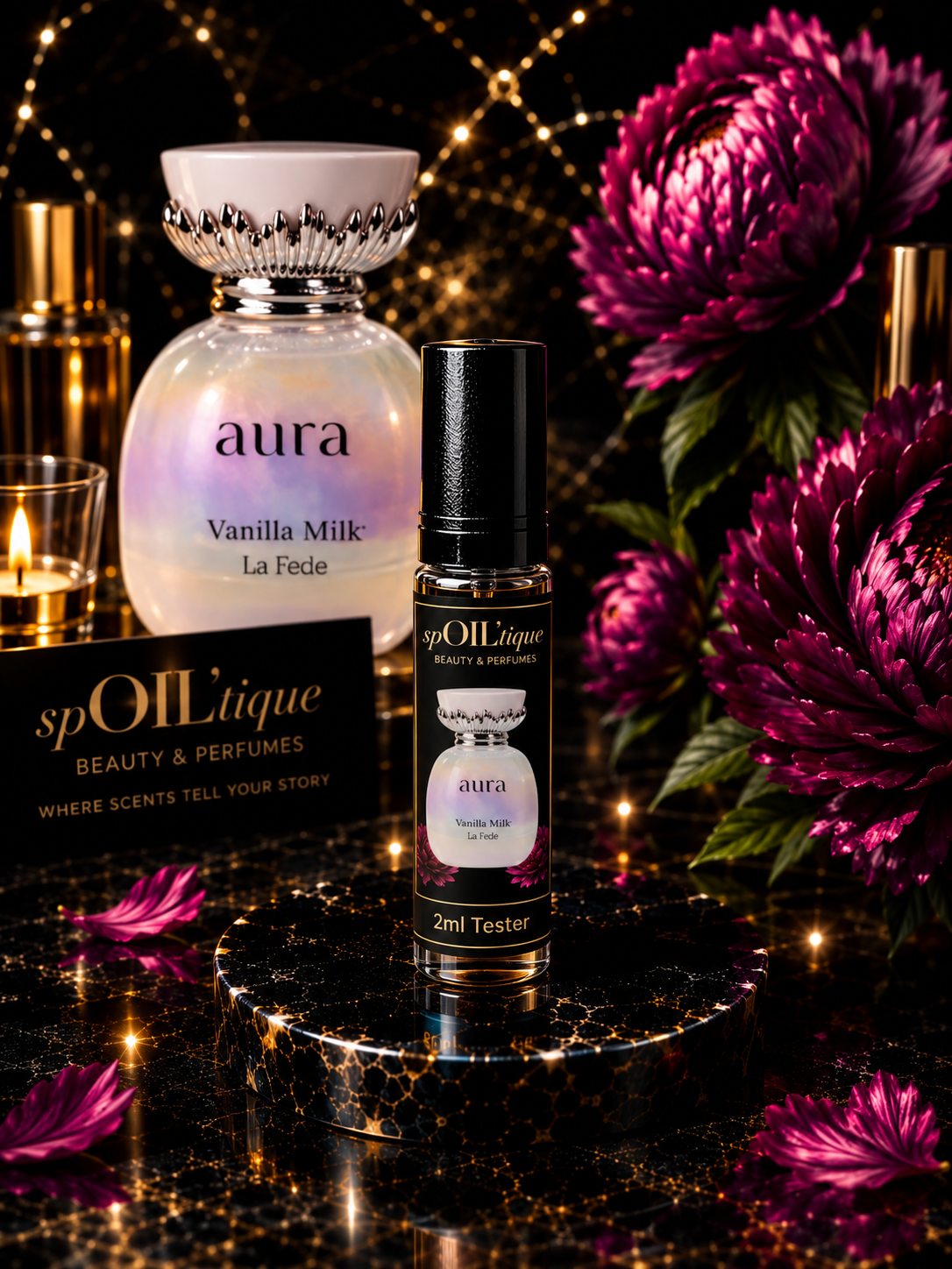 Aura Vanilla Milk Perfume Tester | Khadlaj