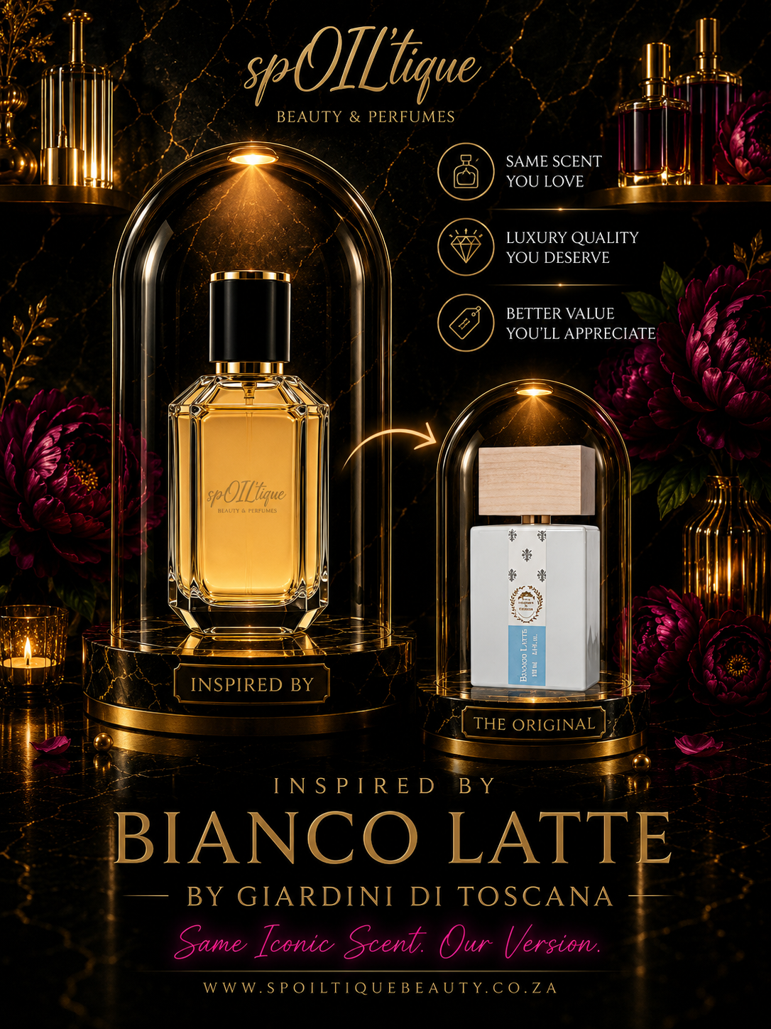 Bianco Latte Inspired by Perfume  | Giardini di Toscana
