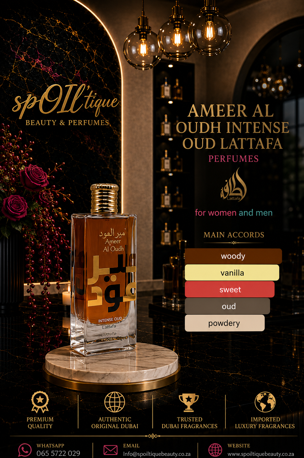 Ameer Al Oudh Intense Oud Perfume | Lattafa