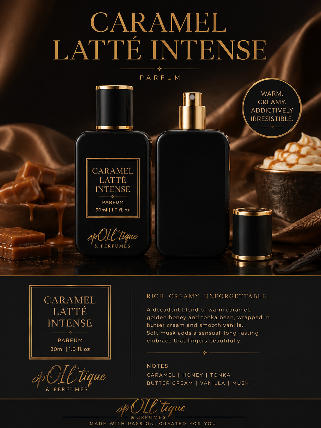 Caramel Latté Intense Parfum | spOIL'tique Signature Scent