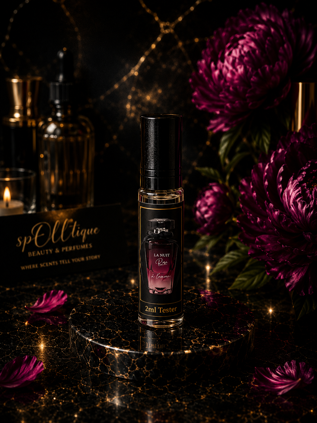 Tester La Nuit Rose Perfume